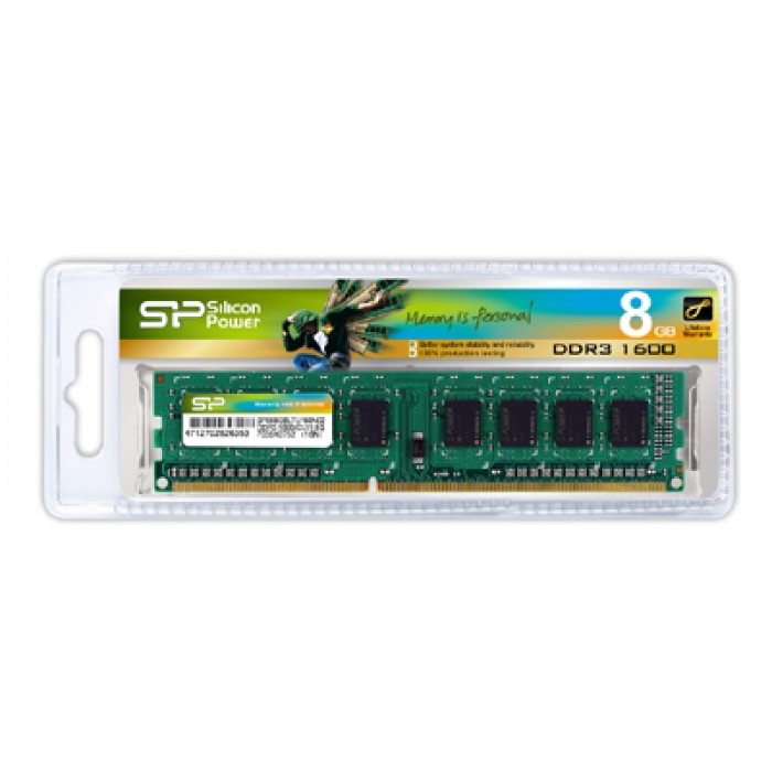 Ram PC Silicon Power DDR3 8Gb Bus 1600MHz
